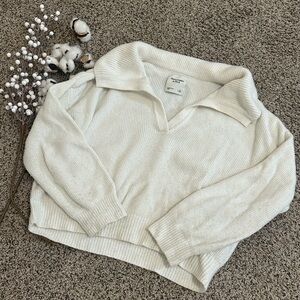 Abercrombie Oversized Collared Neck Sweater 💕